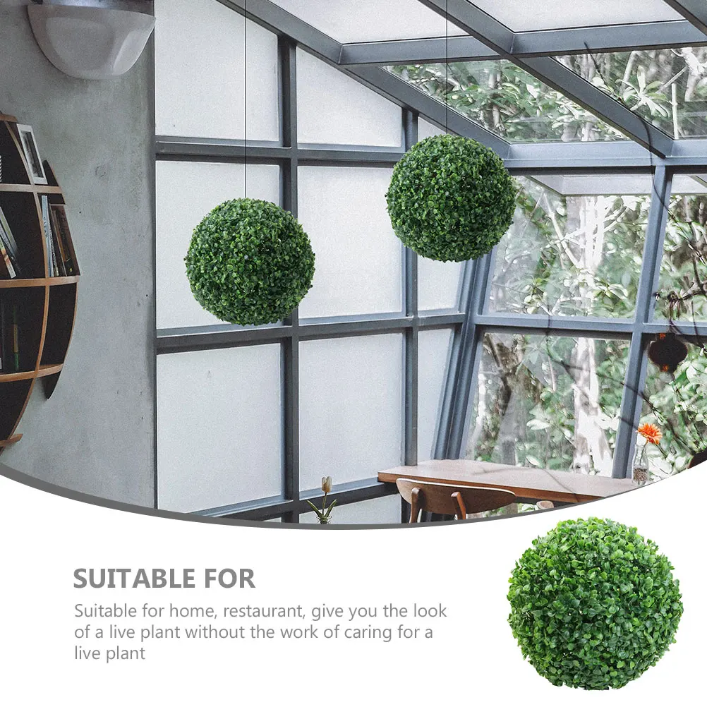 Artificial Hanging Plant Ball Fake Grass Topiary Pendant For Home Restaurant Indoor Outdoor Decor, Simulation Plant Balls,
Artificial Hanging Plant Ball Fake Grass Topiary Pendant For Home Restaurant Indoor Outdoor Decor, Simulation Plant Balls,