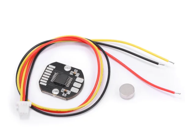 Модуль магнитного энкодера AS5048A, 14-битная точность с интерфейсом ШИМ и SPI для бесщеточного управления двигателем
Модуль магнитного энкодера AS5048A, 14-битная точность с интерфейсом ШИМ и SPI для бесщеточного управления двигателем