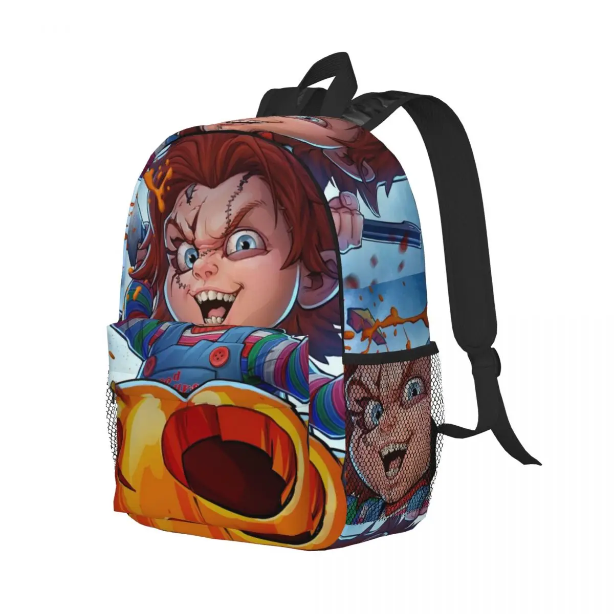 Chucky Carve Pumpkin Backpack Student Boys Girls BookBag Children School Bag Computer Shoulder Bags for Men Women
Chucky Carve Pumpkin Backpack Student Boys Girls BookBag Children School Bag Computer Shoulder Bags for Men Women