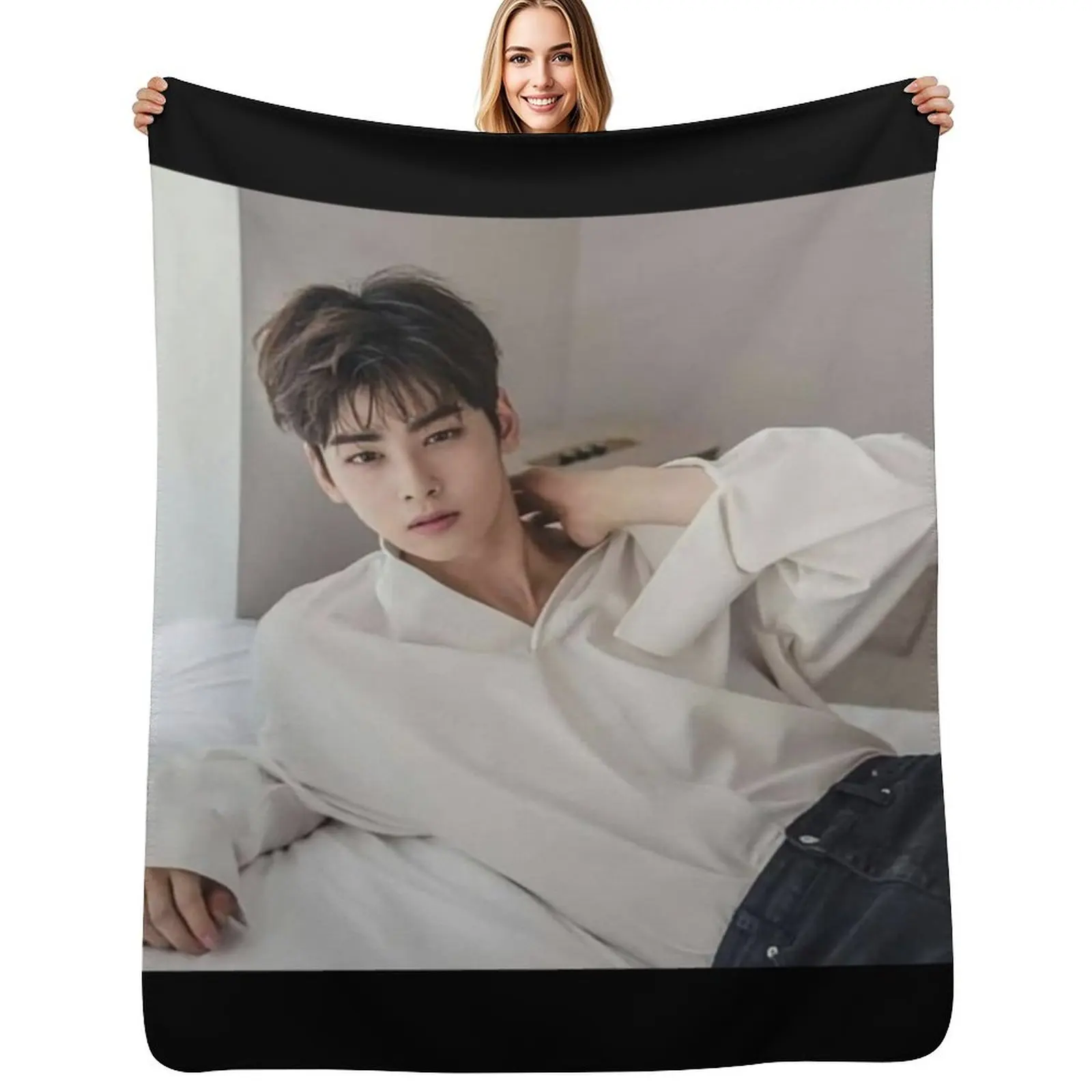 Cha Eunwoo- True beauty Throw Blanket Ultra Plush Cozy Blanket for Napping Sleeping
Cha Eunwoo- True beauty Throw Blanket Ultra Plush Cozy Blanket for Napping Sleeping