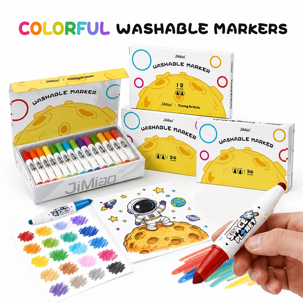 12/24/36 Colors Dual Tip Washable Markers Creative Painting Coloring DIY Art Graffiti Decoration Crafts School Home Art Supplies
12/24/36 Colors Dual Tip Washable Markers Creative Painting Coloring DIY Art Graffiti Decoration Crafts School Home Art Supplies