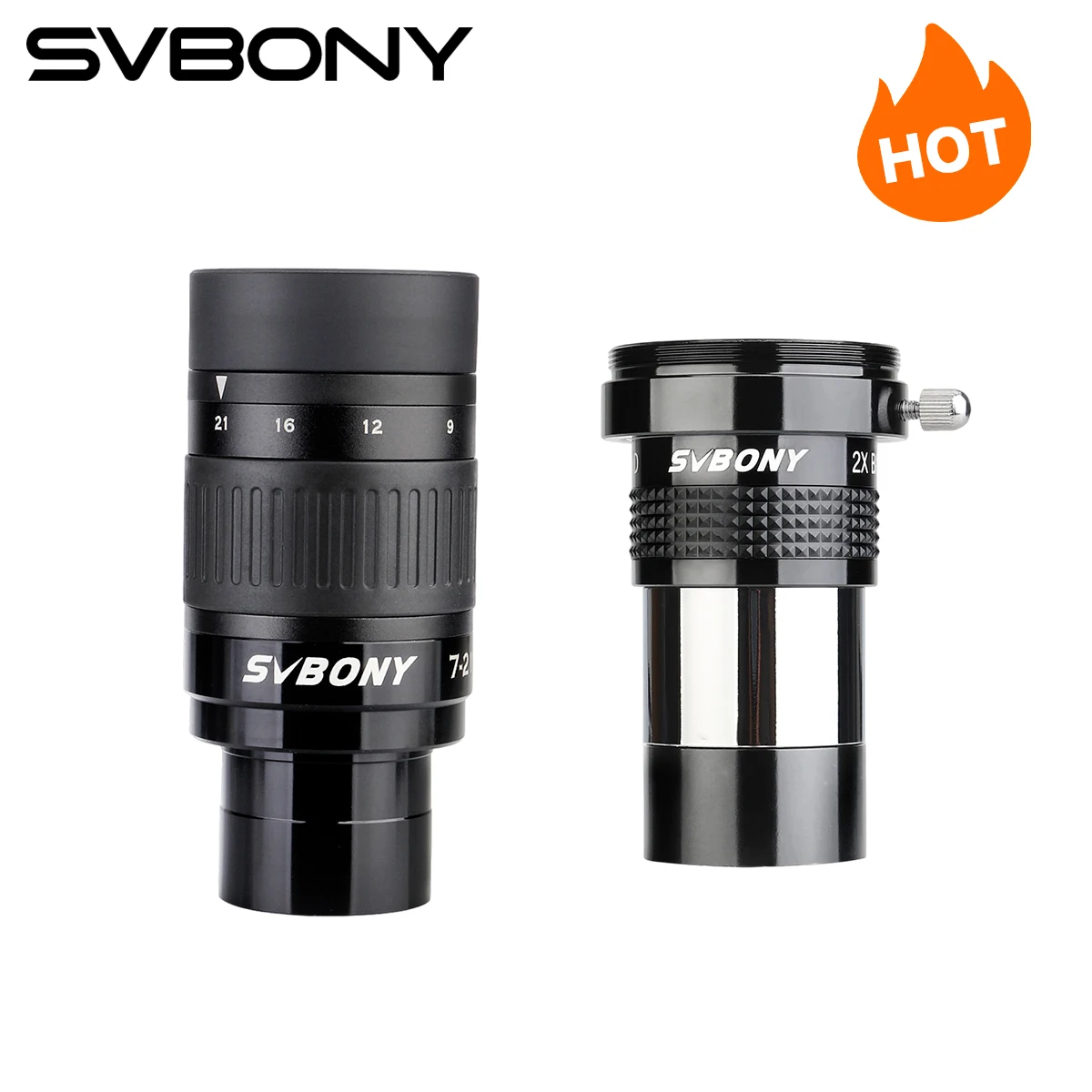 Окуляры Svbony SV135 с зумом 7-21 мм, объектив для телескопа и линза Барлоу SVBONY 2X, аксессуар для телескопа
Окуляры Svbony SV135 с зумом 7-21 мм, объектив для телескопа и линза Барлоу SVBONY 2X, аксессуар для телескопа