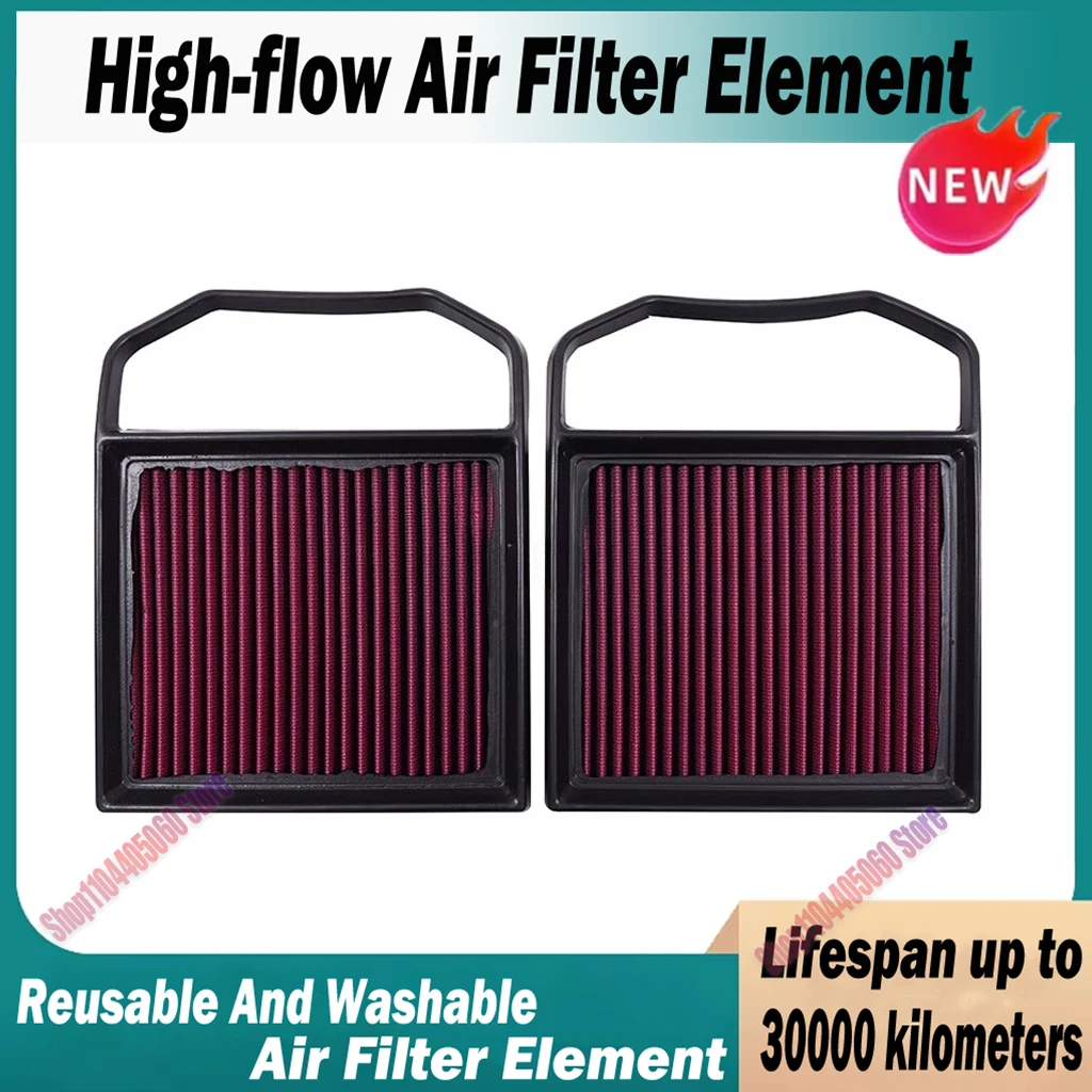 Car High Flow Air Filter A2760940504 For Mercedes Benz CLE W166 C292 2015-2019 GLE 400 450 500e AMG 43 4MATIC Washable Reusable
Car High Flow Air Filter A2760940504 For Mercedes Benz CLE W166 C292 2015-2019 GLE 400 450 500e AMG 43 4MATIC Washable Reusable
