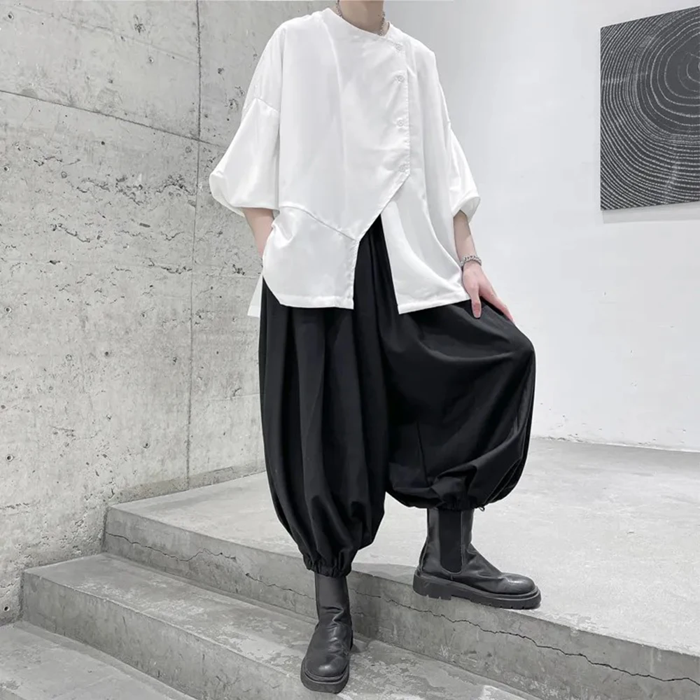 XS-5XL Mens Y2k Dark Plain Lantern Pants Streetwear Fashion Nightclub Youth Trends Harem Cropped Pants Men'S Clothing 2026 New
XS-5XL Mens Y2k Dark Plain Lantern Pants Streetwear Fashion Nightclub Youth Trends Harem Cropped Pants Men'S Clothing 2026 New