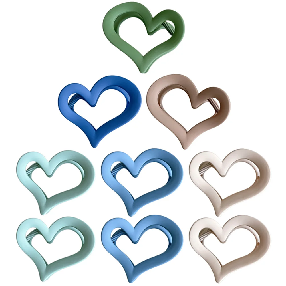 9pcs Shaped Acrylic Claw Clips for Girls Heart Claw Clip Hair Accessories Thick Love Grip Back Hair Styles Decorations
9pcs Shaped Acrylic Claw Clips for Girls Heart Claw Clip Hair Accessories Thick Love Grip Back Hair Styles Decorations