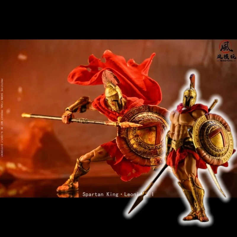 Authentic Wind Toys Eternal Warlords Series 1/12 Scale Spartan King Leonidas I Articulated Action Figure
Authentic Wind Toys Eternal Warlords Series 1/12 Scale Spartan King Leonidas I Articulated Action Figure
