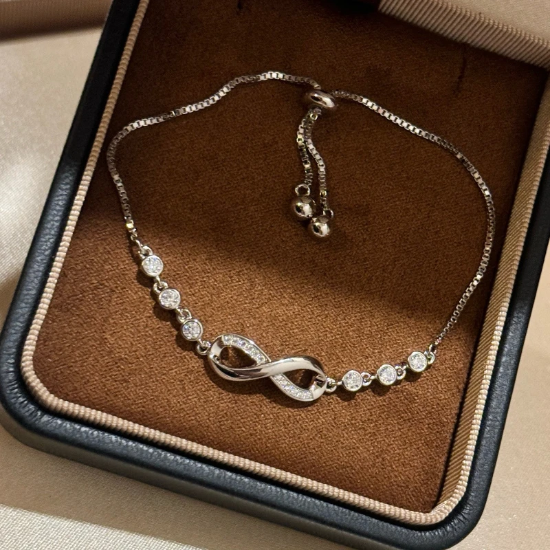 Europe Fine S925 Sterling Silver Diamond Bracelet Woman Top Quality Jewelry Wedding Gift Trend
Europe Fine S925 Sterling Silver Diamond Bracelet Woman Top Quality Jewelry Wedding Gift Trend