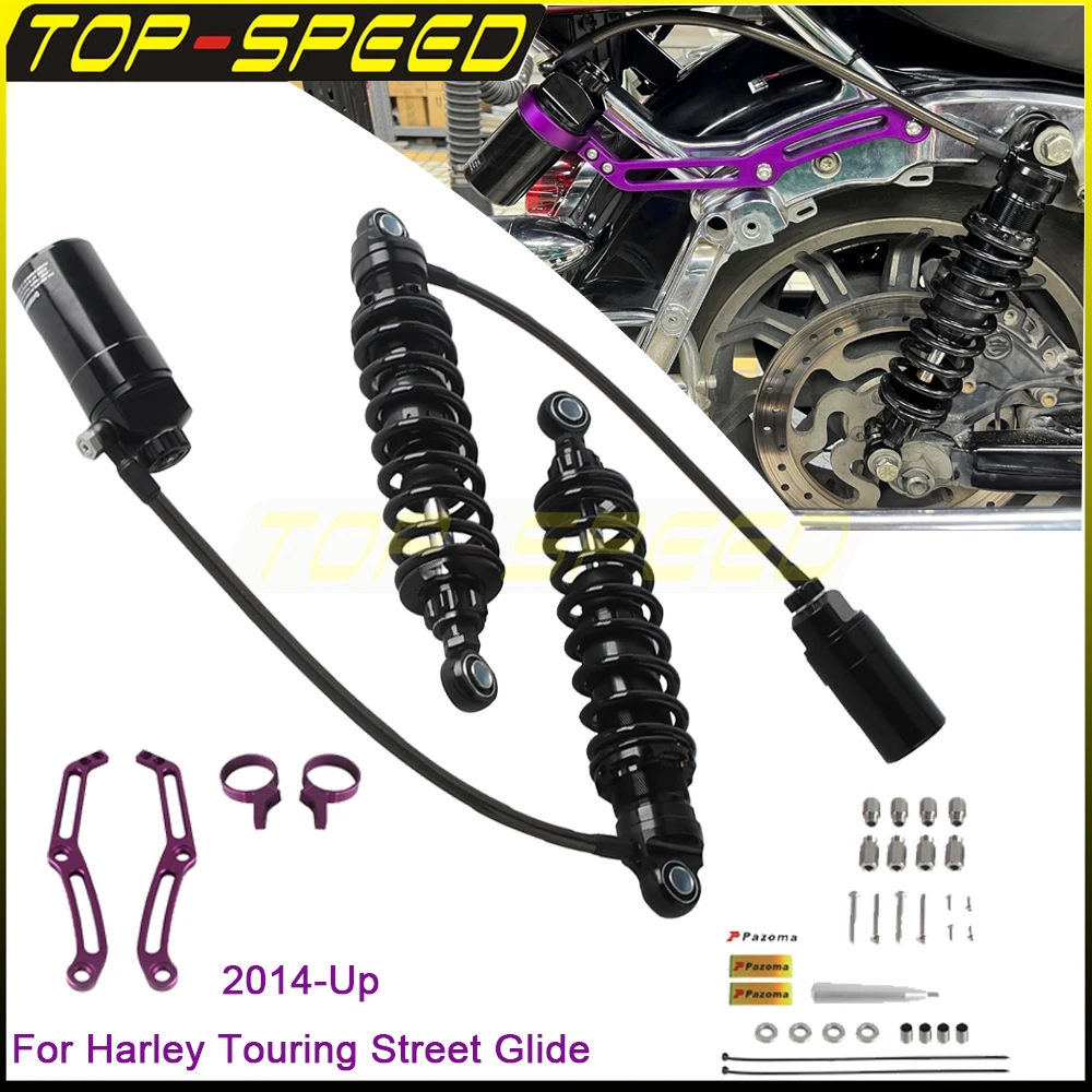 Motorcycle Rear Damper Twin Shock Absorber For Harley Touring Street Glide FLHX FLHXS FLHXST FLHXSE Road King FLHR FLHRSE FLHRXS
Motorcycle Rear Damper Twin Shock Absorber For Harley Touring Street Glide FLHX FLHXS FLHXST FLHXSE Road King FLHR FLHRSE FLHRXS