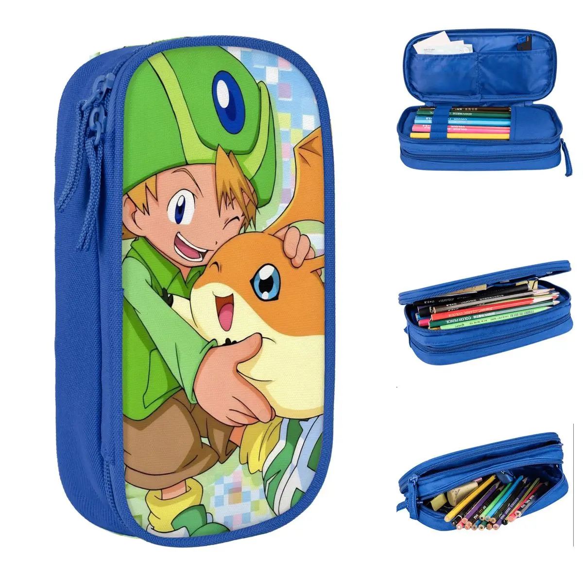 Patamon Digimons Cartoon Pencil Case Pencil Pouch Pen Holder Kids Big Capacity Bag School Supplies Zipper Stationery
Patamon Digimons Cartoon Pencil Case Pencil Pouch Pen Holder Kids Big Capacity Bag School Supplies Zipper Stationery