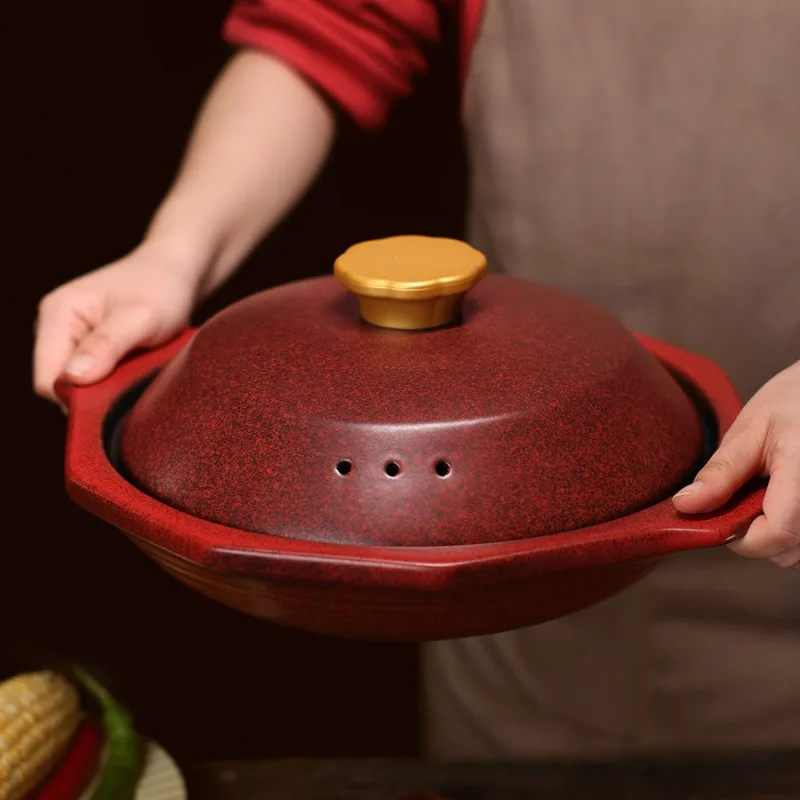 Chinese Retro Casserole, Ruby Pot,Gas Stew Pots,Casserole Pot,Ceramic Cookware Gift Box Stone Pan Large Kitchen Pots for Cooking
Chinese Retro Casserole, Ruby Pot,Gas Stew Pots,Casserole Pot,Ceramic Cookware Gift Box Stone Pan Large Kitchen Pots for Cooking