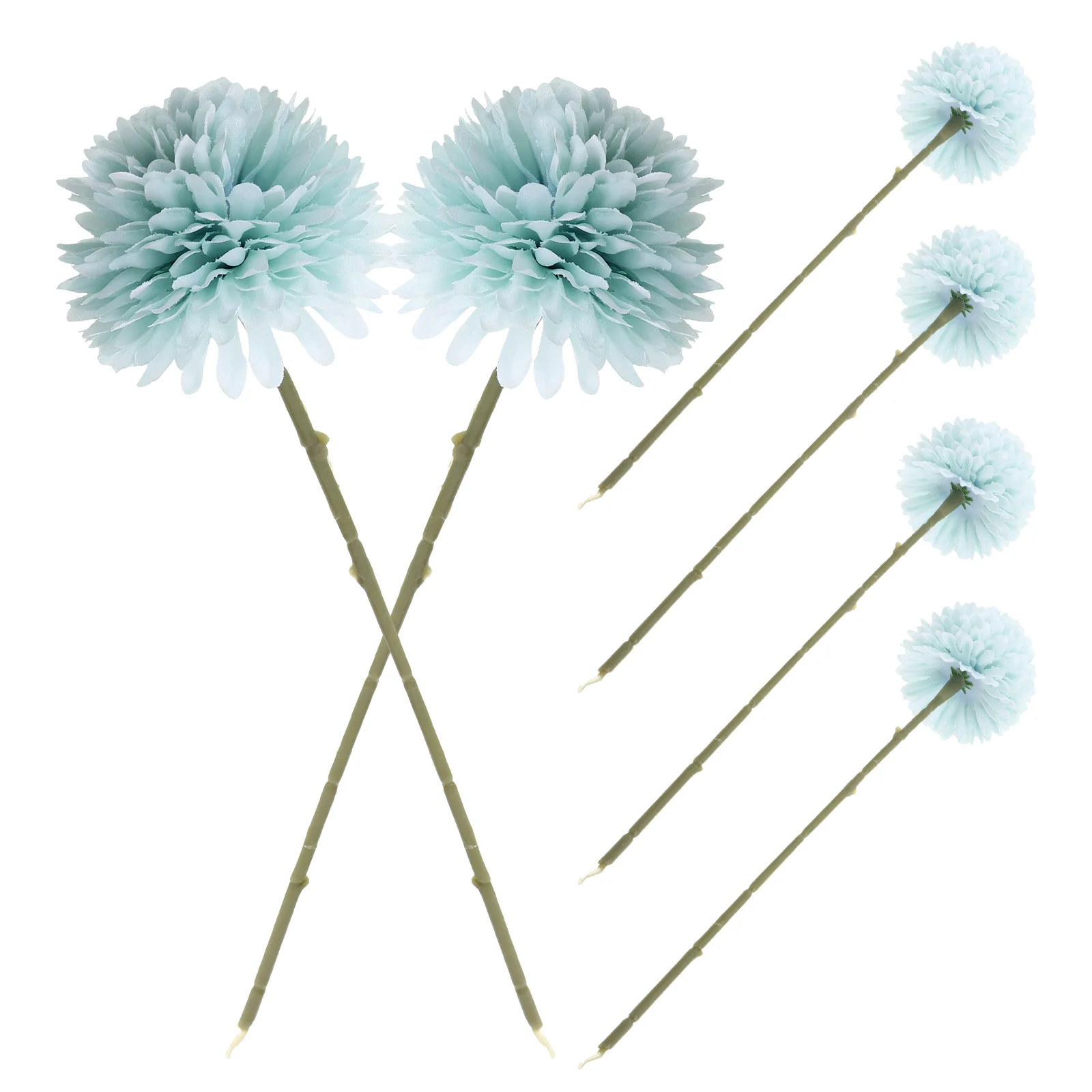 6Pcs Artificial Chrysanthemum Ball Flower Stems Lifelike Faux Flowers for DIY Wedding Bouquets Bridal Shower Table Decorations
6Pcs Artificial Chrysanthemum Ball Flower Stems Lifelike Faux Flowers for DIY Wedding Bouquets Bridal Shower Table Decorations
