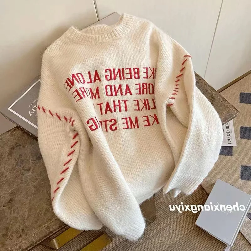 Y2k Women'S Fashion Round Neck Casual Fun Letter Print Long Sleeve Tops Sweater Bohemian Jackets Women Color Sweatshirt Women
Y2k Women'S Fashion Round Neck Casual Fun Letter Print Long Sleeve Tops Sweater Bohemian Jackets Women Color Sweatshirt Women