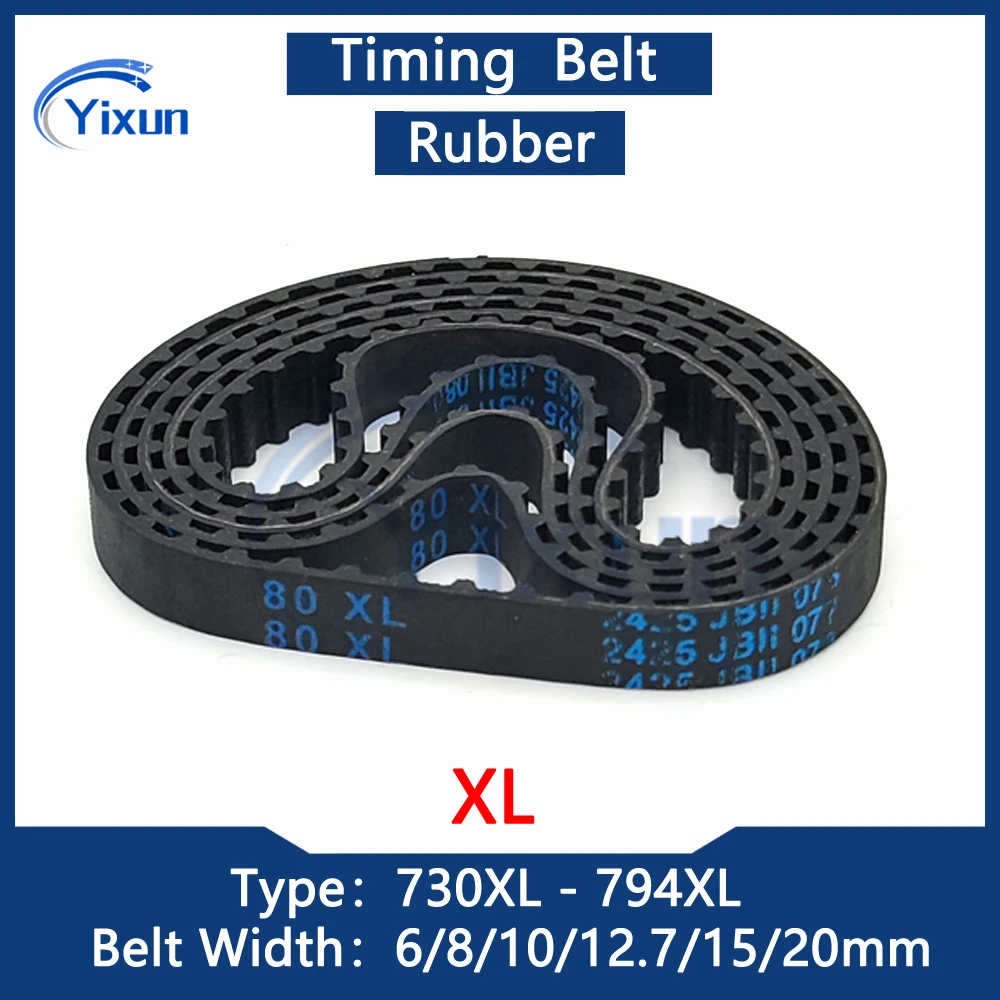 XL Rubber Timing Belt 730XL 736XL 748XL 754XL 756XL 760XL 762XL 764XL 770XL 780XL 788XL 792XL 794XL Width 6-20mm Loop Drive Belt
XL Rubber Timing Belt 730XL 736XL 748XL 754XL 756XL 760XL 762XL 764XL 770XL 780XL 788XL 792XL 794XL Width 6-20mm Loop Drive Belt