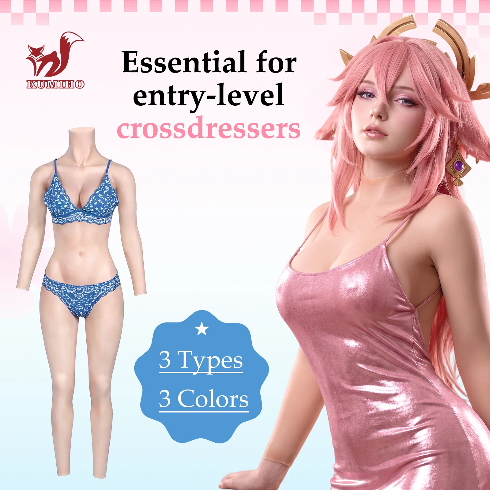 KUMIHO Silicone Fake Boobs Breastplate Breast Forms Bodysuit for Male to Female Transgender Crossdresser Drag Queen Cosplay
KUMIHO Silicone Fake Boobs Breastplate Breast Forms Bodysuit for Male to Female Transgender Crossdresser Drag Queen Cosplay