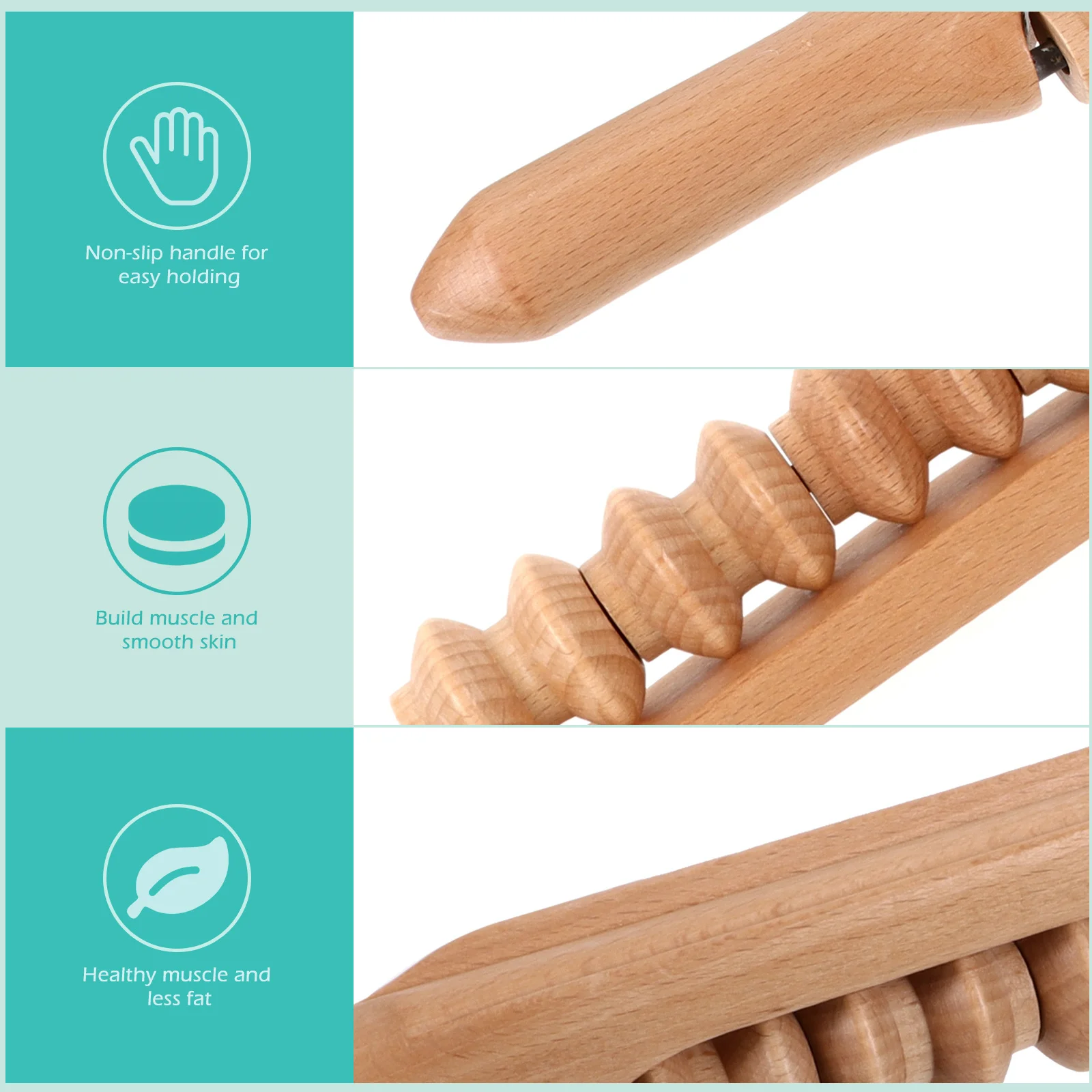 Fascia Manual Massage Roller Wooden Therapy Massager Muscle Stick Improve Blood Circulation Reduce Fatigue Enhance Flexibility
Fascia Manual Massage Roller Wooden Therapy Massager Muscle Stick Improve Blood Circulation Reduce Fatigue Enhance Flexibility