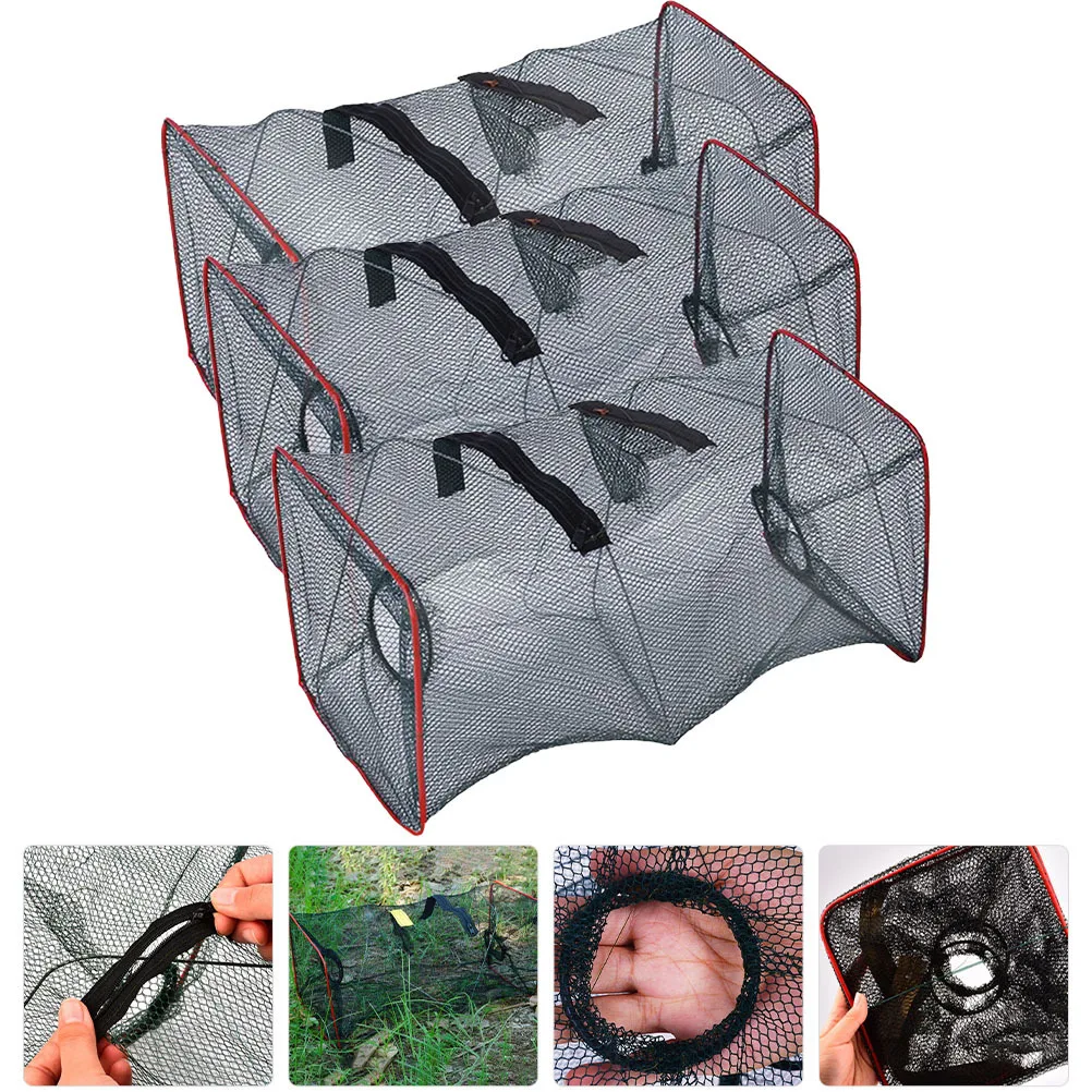 3Pcs Collapsible Fishing Net Practical Long Time Use Shrimp Crab Lobster Minnow Fish Trap Outdoor Crab Trap Folding Fish Net
3Pcs Collapsible Fishing Net Practical Long Time Use Shrimp Crab Lobster Minnow Fish Trap Outdoor Crab Trap Folding Fish Net
