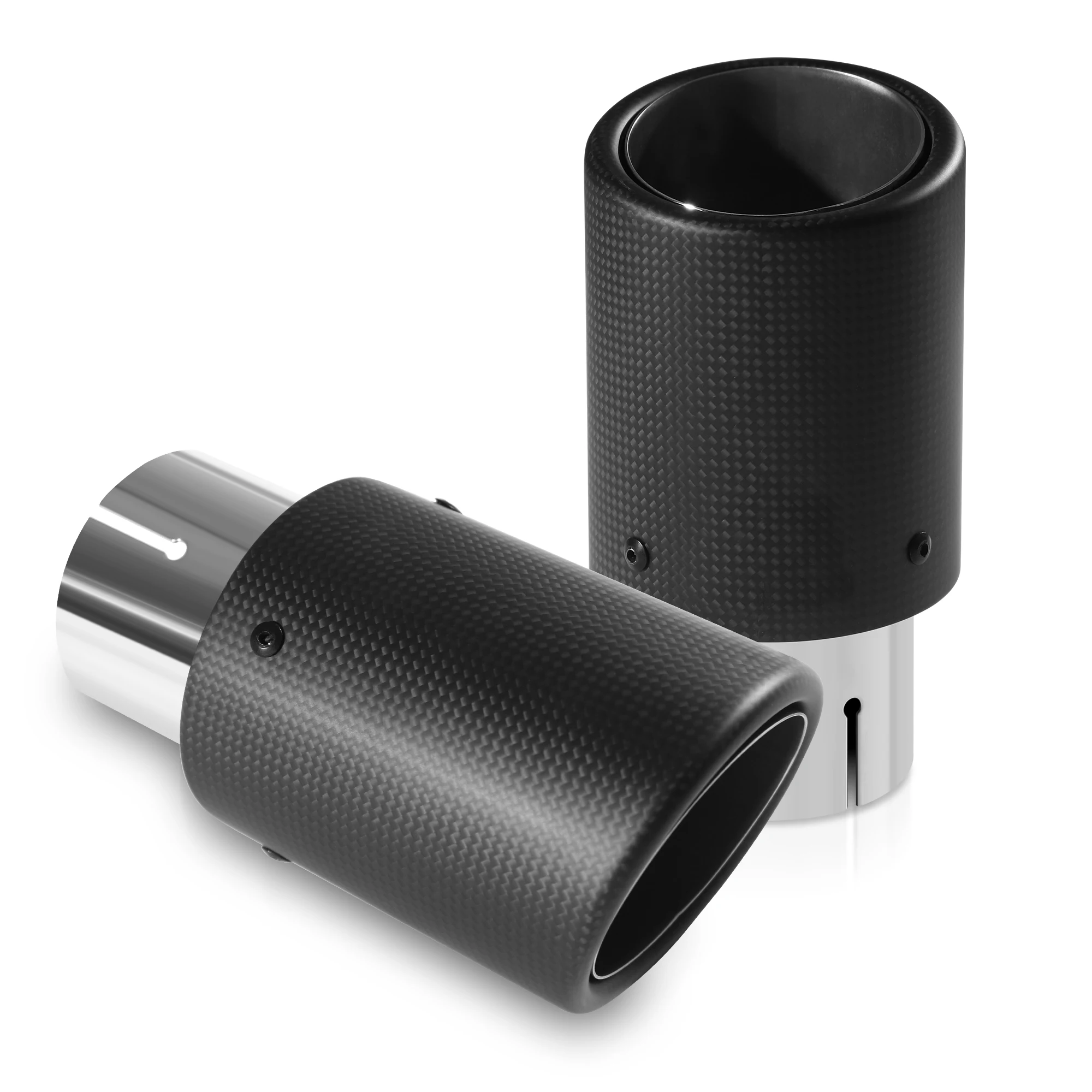 Exhaust Tip Carbon Fiber Stainless Steel Muffler Tip Rolled Edge Clamp-on Installation Car Accessories Tools DIY
Exhaust Tip Carbon Fiber Stainless Steel Muffler Tip Rolled Edge Clamp-on Installation Car Accessories Tools DIY