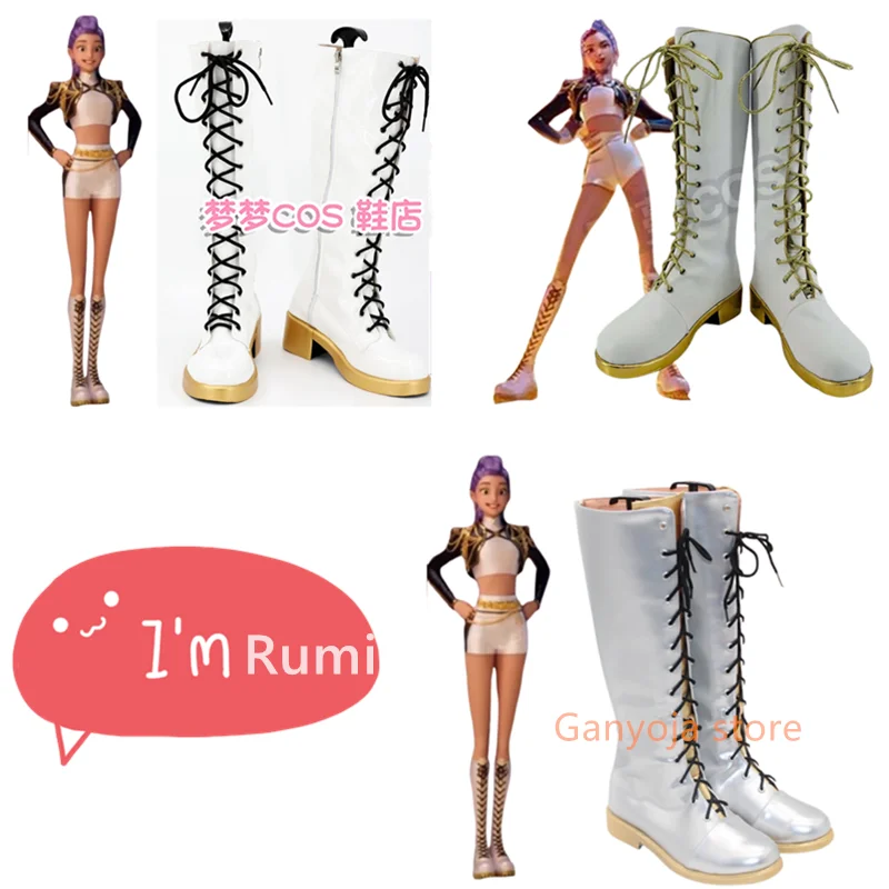 Белый танцевальный наряд Rumi, ботинки KPop, охотники на демонов, обувь для косплея, карнавальная обувь на Хэллоуин для взрослых и детей
Белый танцевальный наряд Rumi, ботинки KPop, охотники на демонов, обувь для косплея, карнавальная обувь на Хэллоуин для взрослых и детей