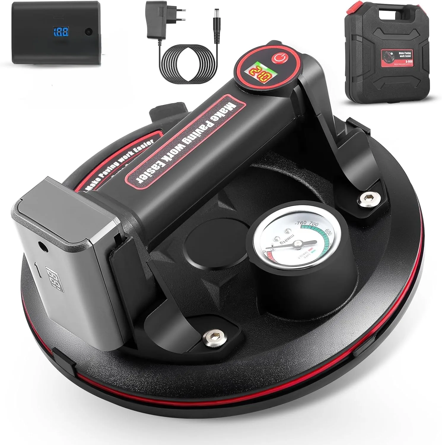 Popular WEHER WH-VSC Industrial Grade Sucker Vacuum Air Pump 200MM Three-Layer Sealing Pad Glass Tile Stone Suction Cup Lifter
Popular WEHER WH-VSC Industrial Grade Sucker Vacuum Air Pump 200MM Three-Layer Sealing Pad Glass Tile Stone Suction Cup Lifter