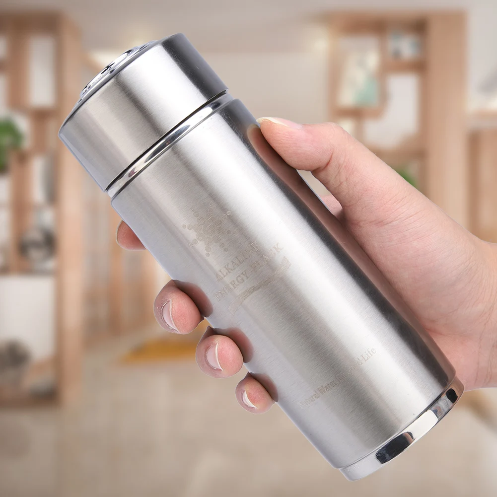 ZK40 Stainless Alkaline Water Bottle Portable Nano Balance Bio Energy Lonizer Cup Flask
ZK40 Stainless Alkaline Water Bottle Portable Nano Balance Bio Energy Lonizer Cup Flask