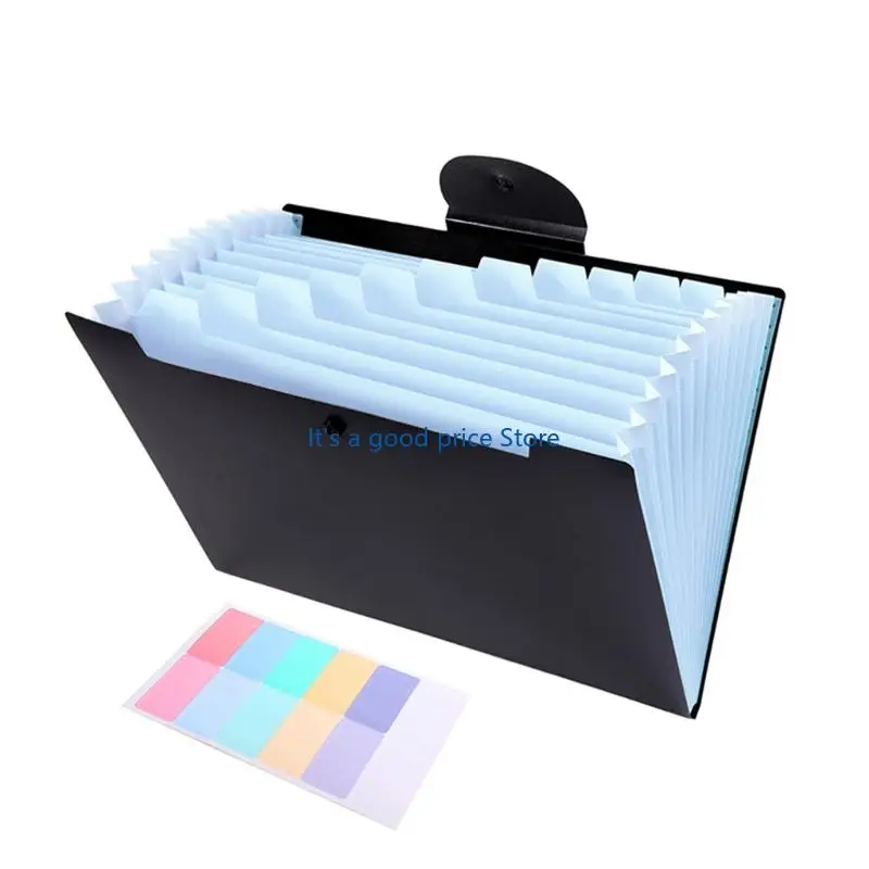 12 Pockets Expandable File Case Plastic Document Organiser Bag Elastic String Closure for Office School 12.79x9.25Inch
12 Pockets Expandable File Case Plastic Document Organiser Bag Elastic String Closure for Office School 12.79x9.25Inch