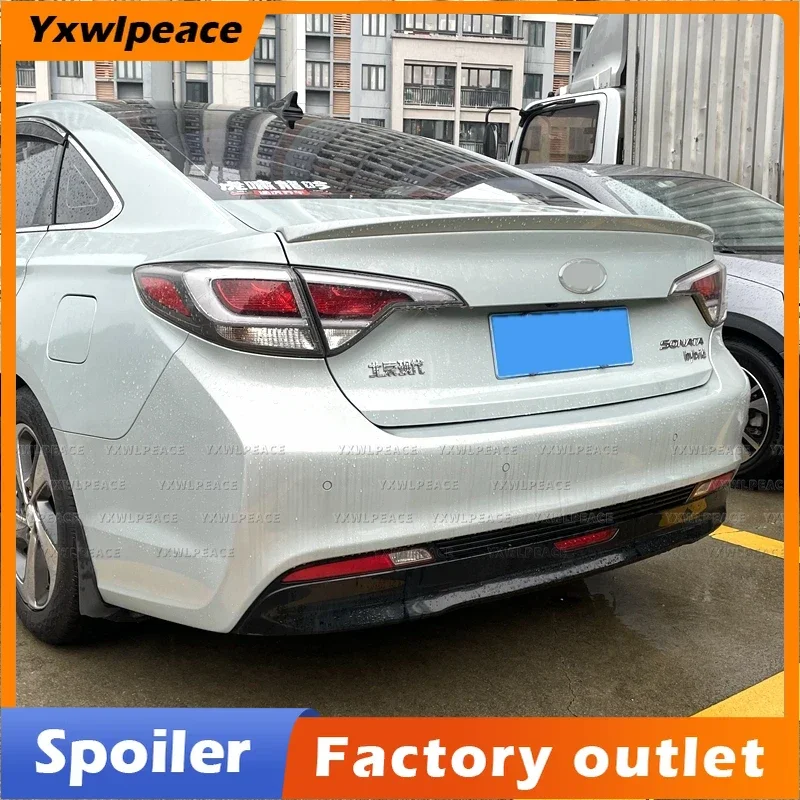 For Hyundai Sonata 9 2015 2016 2017 2018 2019 Spoiler ABS Material Primer Color Rear Trunk Lip Spoiler Body Kit Accessories
For Hyundai Sonata 9 2015 2016 2017 2018 2019 Spoiler ABS Material Primer Color Rear Trunk Lip Spoiler Body Kit Accessories