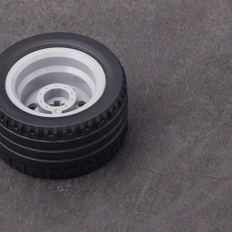 43.2X22mm Wheel Hub Compatible with Small Particles Building Blocks for Kid Modified Sports Car DIY Toys Replacement Rubber Tire
43.2X22mm Wheel Hub Compatible with Small Particles Building Blocks for Kid Modified Sports Car DIY Toys Replacement Rubber Tire