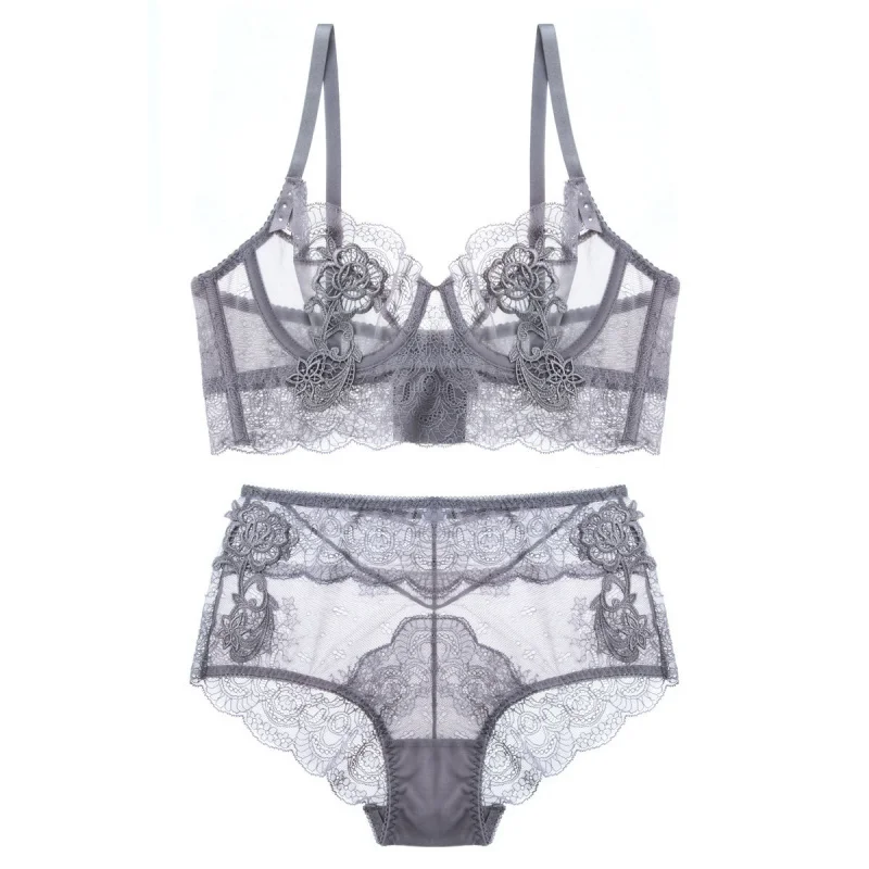 French Style Women's Summer Bra Set for Small Busts, No Sponge, Hollow Out, See-through, Sexy Lace, Ultra-thin Bra Set for Women
French Style Women's Summer Bra Set for Small Busts, No Sponge, Hollow Out, See-through, Sexy Lace, Ultra-thin Bra Set for Women