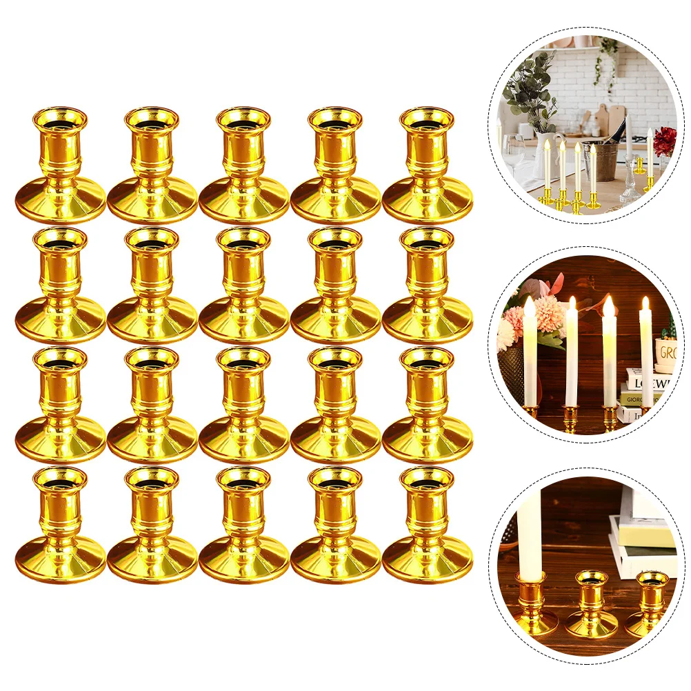 24pcs Plastic Holder Decorative Candlestick For Home Wedding Stand Display Heat Resistant Household Decor
24pcs Plastic Holder Decorative Candlestick For Home Wedding Stand Display Heat Resistant Household Decor