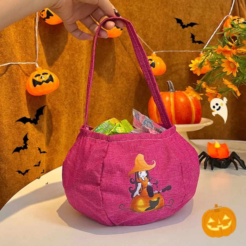Creative Funny Halloween Candy Bag Printing Nylon Trick or Treat Bag Storage Bucket Gifts Pouch Pumpkin Handbag Children
Creative Funny Halloween Candy Bag Printing Nylon Trick or Treat Bag Storage Bucket Gifts Pouch Pumpkin Handbag Children