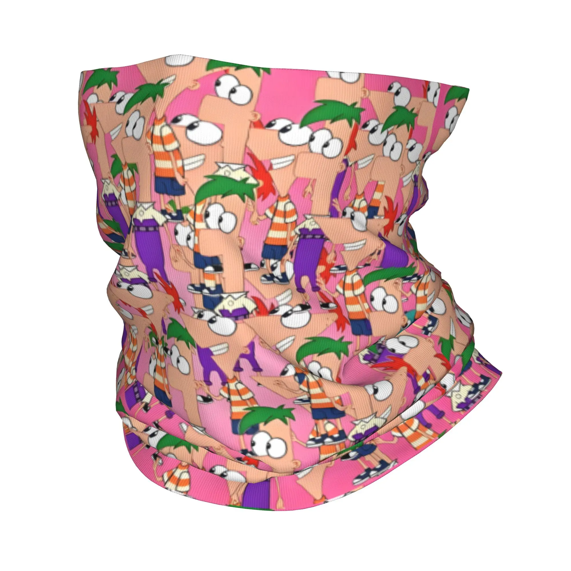 Custom Anime Phineas Flynn Neck Gaiter Men Women UV Protection Winter Phineas and Ferb Bandana Scarf for Ski
Custom Anime Phineas Flynn Neck Gaiter Men Women UV Protection Winter Phineas and Ferb Bandana Scarf for Ski