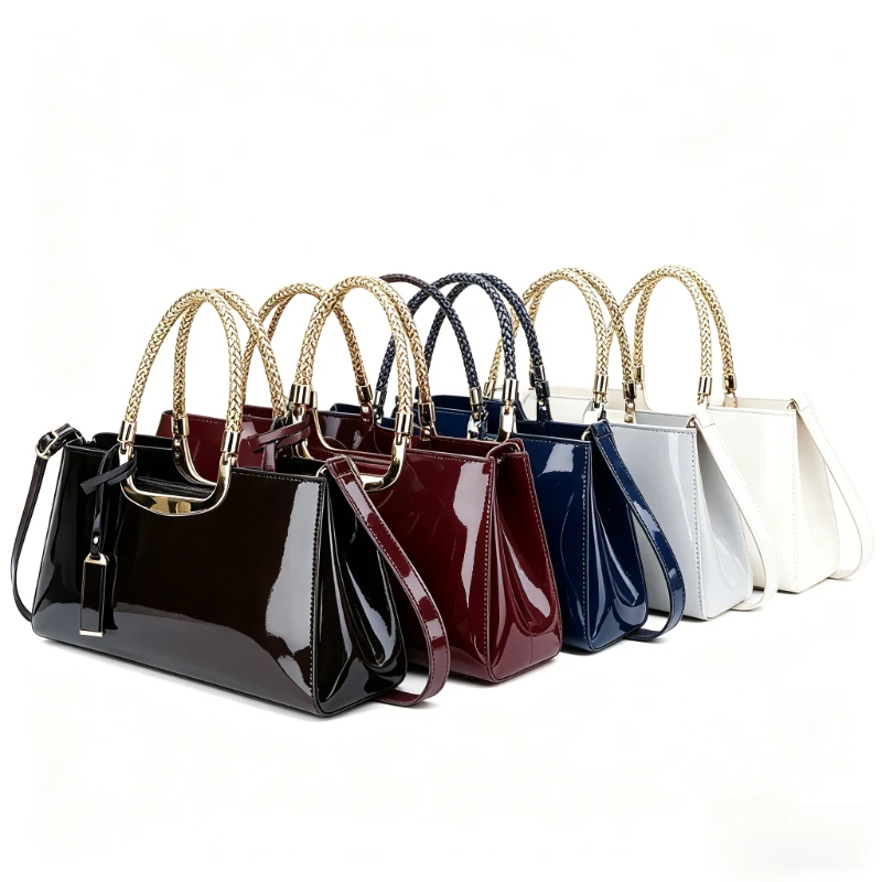Premium Patent Leather Handbag for Women, Shiny Light Luxury Evening Bag, Versatile Party Shoulder Purse
Premium Patent Leather Handbag for Women, Shiny Light Luxury Evening Bag, Versatile Party Shoulder Purse