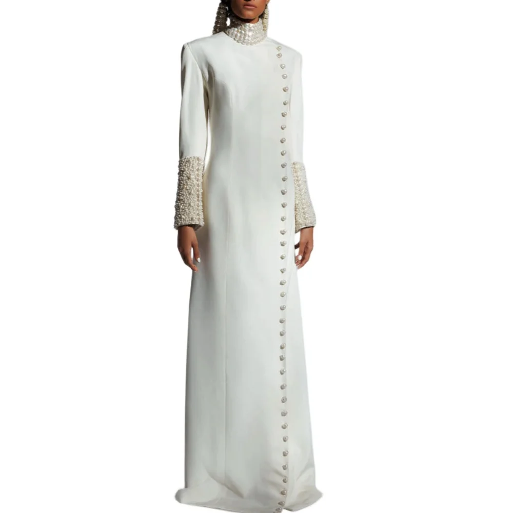 Customized Luxury Evening Dress Beading Long Sleeves Glitter Long Dresses Bespoke Occasion Elegant Party High Quality
Customized Luxury Evening Dress Beading Long Sleeves Glitter Long Dresses Bespoke Occasion Elegant Party High Quality