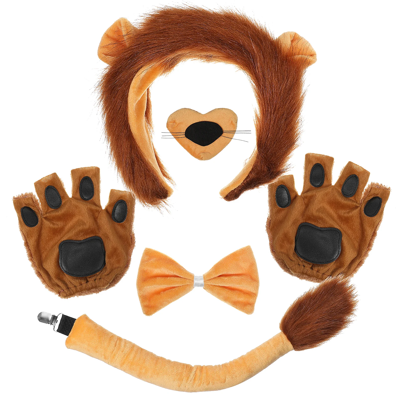 Lion Costume Set Realistic Texture Breathable Fabrics Comprehensive Transformation Halloween Cosplay Animal Party Decorations
Lion Costume Set Realistic Texture Breathable Fabrics Comprehensive Transformation Halloween Cosplay Animal Party Decorations