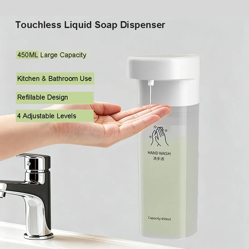 New Arrival Automatic Sensor Soap Dispenser Disinfection Intelligent Hand Sanitizer Foam Electric Liquid Soap Dispenser
New Arrival Automatic Sensor Soap Dispenser Disinfection Intelligent Hand Sanitizer Foam Electric Liquid Soap Dispenser