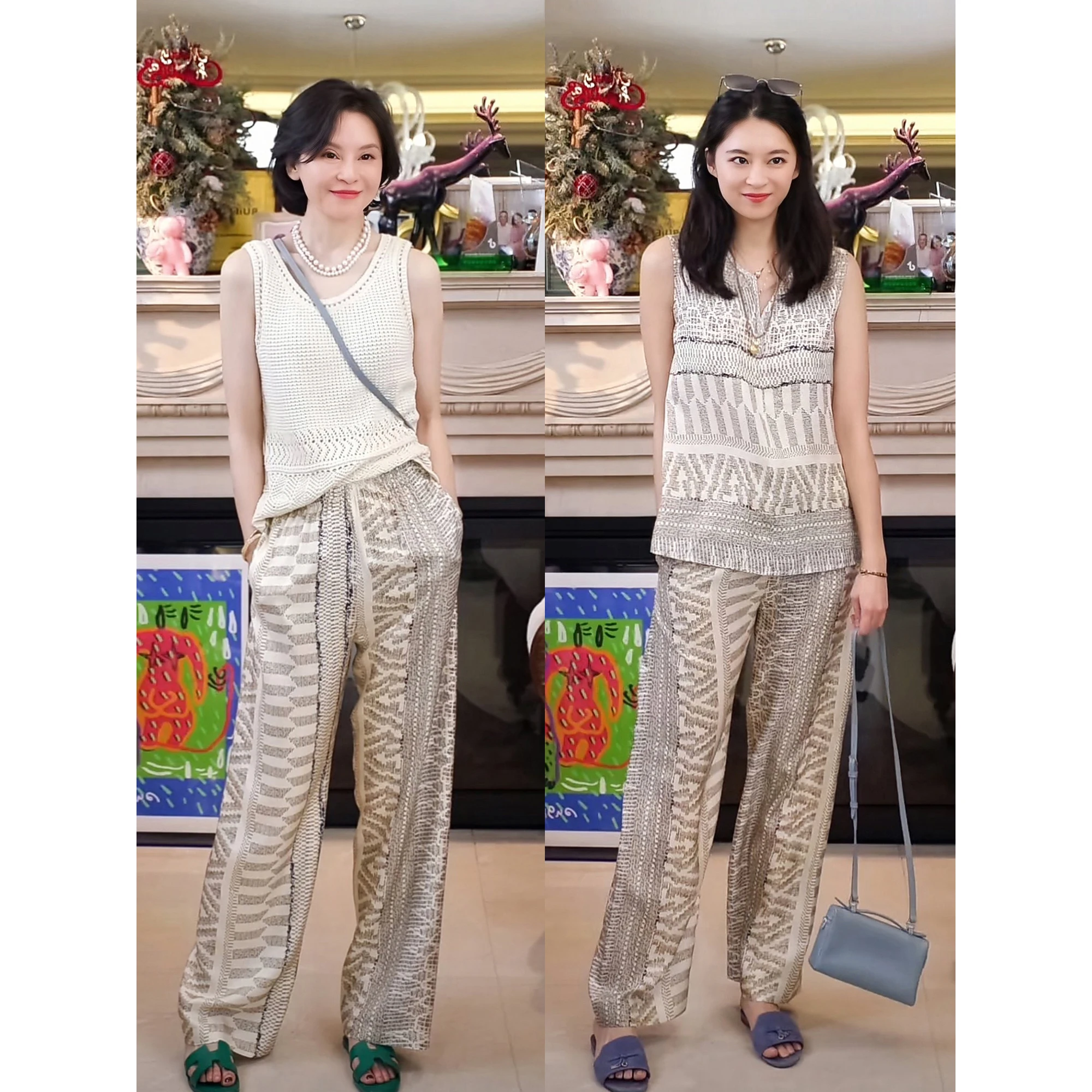 RuienCo. 6A ade Silk Wide Leg Pants Floral Print Asymmetrical Design Spring Summer Faionable Casual Trousers
RuienCo. 6A ade Silk Wide Leg Pants Floral Print Asymmetrical Design Spring Summer Faionable Casual Trousers