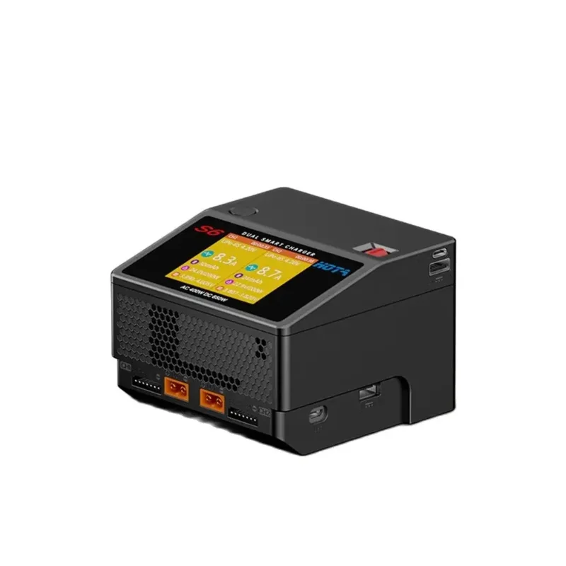HOTA S6 AC 400 Вт 15 А постоянного тока 2X325 Вт канал умное зарядное устройство разрядник гоночный дрон RC квадрокоптер тип-C выход 45 Вт
HOTA S6 AC 400 Вт 15 А постоянного тока 2X325 Вт канал умное зарядное устройство разрядник гоночный дрон RC квадрокоптер тип-C выход 45 Вт