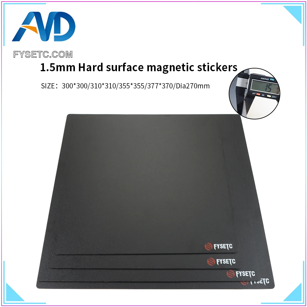 3D Printer Magnetic Base 1.5mm Thickness Magnetic Sticker Magnetic Build Plate Tape For 3D Printer Platform Bed Ender 3 KP3S
3D Printer Magnetic Base 1.5mm Thickness Magnetic Sticker Magnetic Build Plate Tape For 3D Printer Platform Bed Ender 3 KP3S