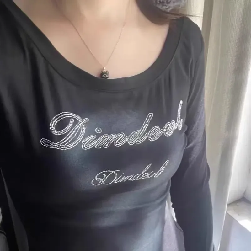 Короткий обтягивающий топ Pure Sweet Hot Girl, женская осенне-зимняя футболка с длинными рукавами и американским принтом, женская шикарная нижняя рубашка
Короткий обтягивающий топ Pure Sweet Hot Girl, женская осенне-зимняя футболка с длинными рукавами и американским принтом, женская шикарная нижняя рубашка