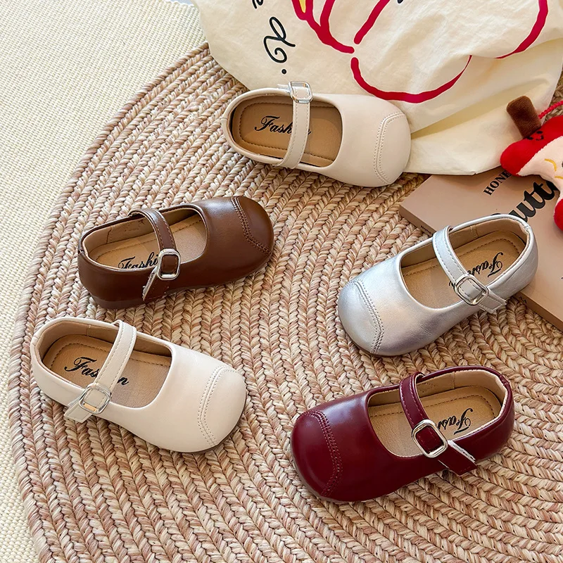 Children Leather Shoes for Girls 2025 Autumn New Fashion Korean Style Soft Bottom Anti-slippery Versatile Princess Dress Shoes
Children Leather Shoes for Girls 2025 Autumn New Fashion Korean Style Soft Bottom Anti-slippery Versatile Princess Dress Shoes