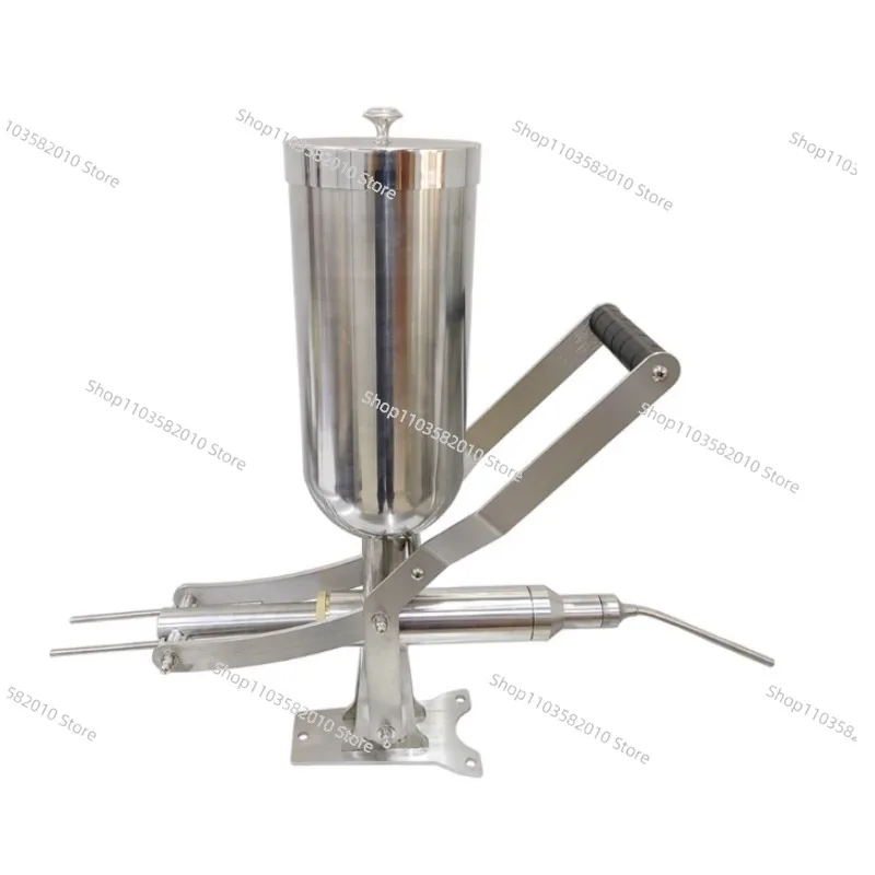 1.8L Manual Cream Stuffer Machine, Commercial Churros Filler, Jam Filling Maker for Bakery, Stainless Steel Spanish Churro Press
1.8L Manual Cream Stuffer Machine, Commercial Churros Filler, Jam Filling Maker for Bakery, Stainless Steel Spanish Churro Press