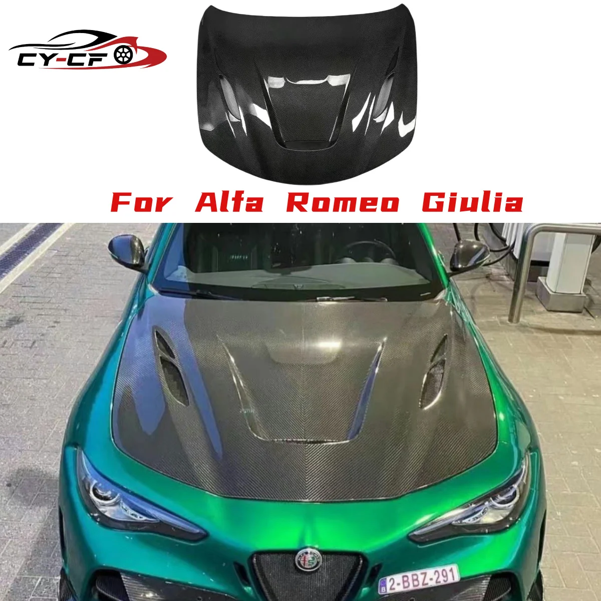 GTAM Style Carbon Fiber Engine Hood For Alfa Rome Quadrifoglio Giulia BONNET 2016 2017 2018 2019 2020 2021 KOSHI
GTAM Style Carbon Fiber Engine Hood For Alfa Rome Quadrifoglio Giulia BONNET 2016 2017 2018 2019 2020 2021 KOSHI