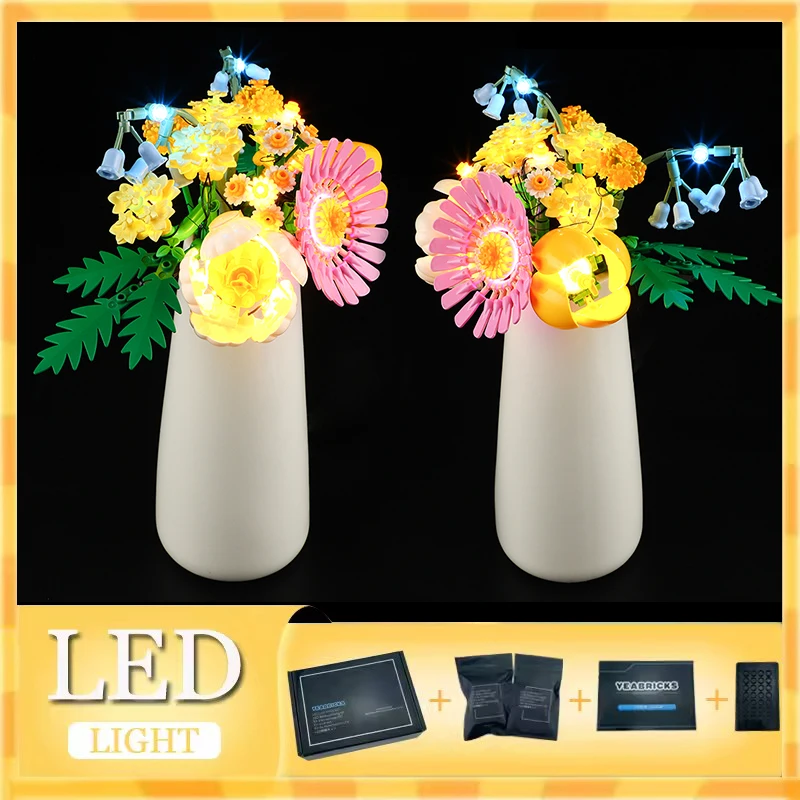 Комплект светодиодных фонарей «сделай сам» для LEGO 10347 Petite Sunny Bouquet (только светодиодный светильник, без модели блоков)
Комплект светодиодных фонарей «сделай сам» для LEGO 10347 Petite Sunny Bouquet (только светодиодный светильник, без модели блоков)