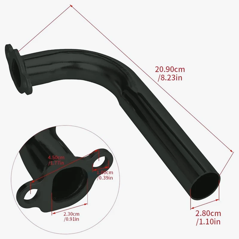 DB-Mini Kit tubo escape para motocicleta, Piezas motocicleta calle, Metal negro
DB-Mini Kit tubo escape para motocicleta, Piezas motocicleta calle, Metal negro