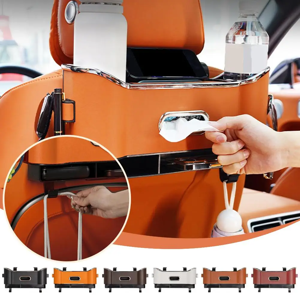 Car Seat Back Large Capacity Storage Box Car Cup Holder Rear Car Box Car Storage Multifunctional Family Supplies Tissue Int I6W1
Car Seat Back Large Capacity Storage Box Car Cup Holder Rear Car Box Car Storage Multifunctional Family Supplies Tissue Int I6W1