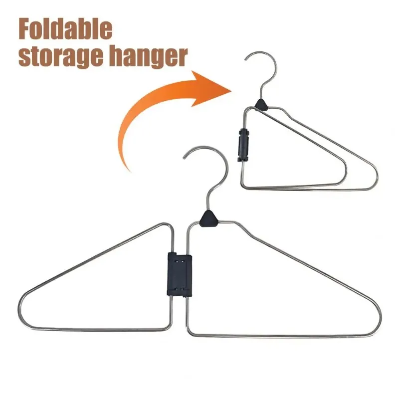 2Pcs Folding Collapsible Clothes Hangers Rustproof Strong Load Bearing Travel Storage Rack Organizer
2Pcs Folding Collapsible Clothes Hangers Rustproof Strong Load Bearing Travel Storage Rack Organizer