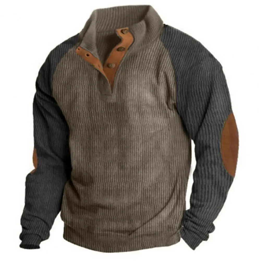 Stand-up Collar Sweatshirt Vintage Striped Men's Pullover Stand Collar Long Sleeve Soft Stylish for Fall/winter with Color
Stand-up Collar Sweatshirt Vintage Striped Men's Pullover Stand Collar Long Sleeve Soft Stylish for Fall/winter with Color