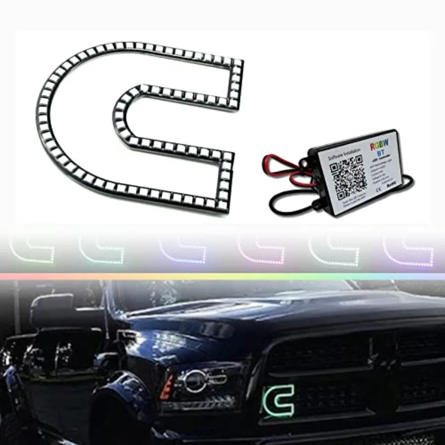 Switchback Multi-Colored C Ring Illuminated LED Emblems RGB Control Compatible with Cummins Dodge Ram 2500 3500 Fender Emblems
Switchback Multi-Colored C Ring Illuminated LED Emblems RGB Control Compatible with Cummins Dodge Ram 2500 3500 Fender Emblems