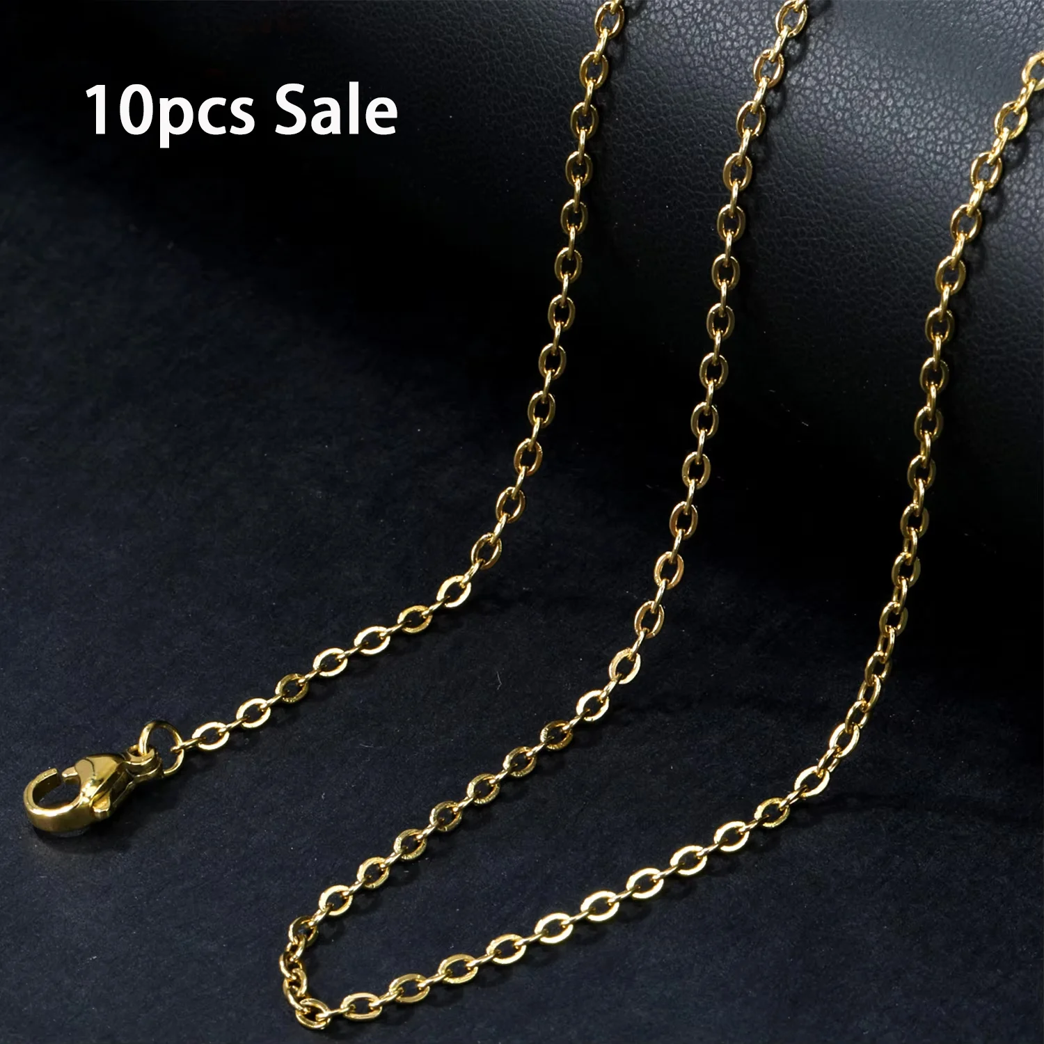 10pcs/lot Classic O-chain Necklaces Semi-finished Accessories Wholesale Stainless Steel Gold Plated Clavicle Choker Jewelry
10pcs/lot Classic O-chain Necklaces Semi-finished Accessories Wholesale Stainless Steel Gold Plated Clavicle Choker Jewelry