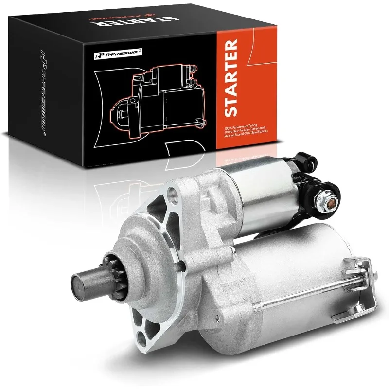 A-Premium Starter Motor Compatible with Civic Acura EL 1.6L 1.7L, 12V 1.2KW 9T Clockwise, Replace# 31200-P2E-A51
A-Premium Starter Motor Compatible with Civic Acura EL 1.6L 1.7L, 12V 1.2KW 9T Clockwise, Replace# 31200-P2E-A51